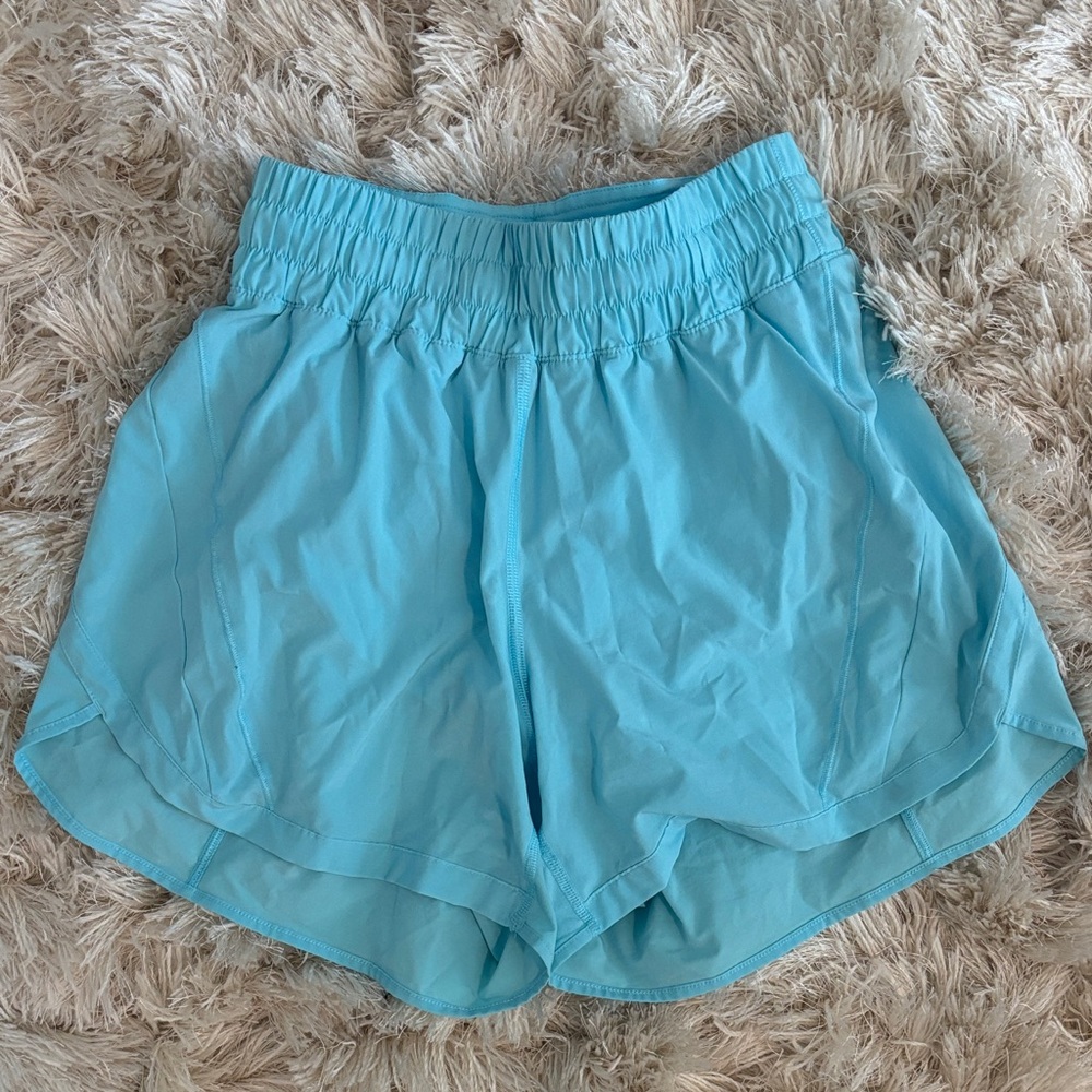 lululemon track that high rise shorts 5”